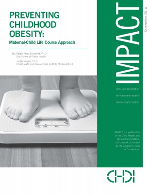 CHDI's report on preventing early-childhood obesity. (Click image to view report.)